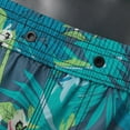 thumbnail image 6 of JAJAHO Mens Hawaiian Summer Shorts Tropical Print Casual Drawstring Beach Surf Quick Drying Shorts Versatile Bottoms, 6 of 9