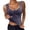 Grey, variant on Women's Vest with Bra Pads Padded Thickened Body Autumn Bra Top De Velvet Non Marking Self Heating Thermal Underwear, Size XXXL