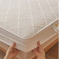 thumbnail image 4 of Qocolhg Queen Sheet Set, Mattress Cover Cotton Soft Quilted Mattress Cover For All Seasons Home Essentials Back to School Supplies on Clearance, 4 of 7