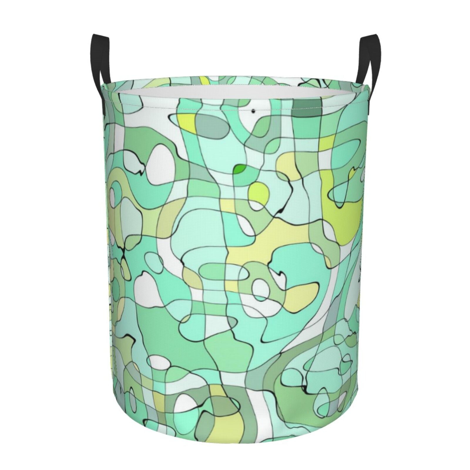 Blue Psychedelic Laundry Basket