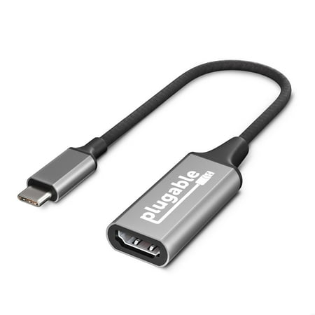 UPC: 0819927010968 | Plugable USB C to HDMI 2.0 Adapter Compatible with 2018 iPad Pro  2018 MacBook Air  2018 MacBook Pro  Dell XPS 13 & 15  Thunderbolt 3 Ports & More (Supports Resolutions up to 4K@60Hz)