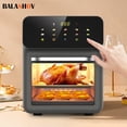 thumbnail image 2 of 10L Large Capacity Electric Air Fryers Oil-free Automatic Household Kitchen 360°Baking Convection Oven Deep Fryer without Oil, 2 of 7