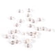thumbnail image 4 of Confeti acrílico de cristal disperso para decoración de bodas, decoraciones para fiestas (café claro), 2000 Uds., 4 of 4