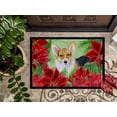 thumbnail image 3 of Carolines Treasures CK1291MAT Tapis Intérieur Ou Extérieur Pembroke Corgi Poinsettas, 18 x 27 Po., 3 of 4