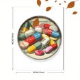thumbnail image 3 of Qisvanset Vibrant Pill Capsule Canvas Wall Art 15.75x11.81 Inches, 3 of 8