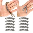 thumbnail image 3 of 10x Vintage Tube Beads Dreadlocks s de de Cabello Colgantes de Joyería - Sunnimix Cuentas de trenzas para el cabello, 3 of 8