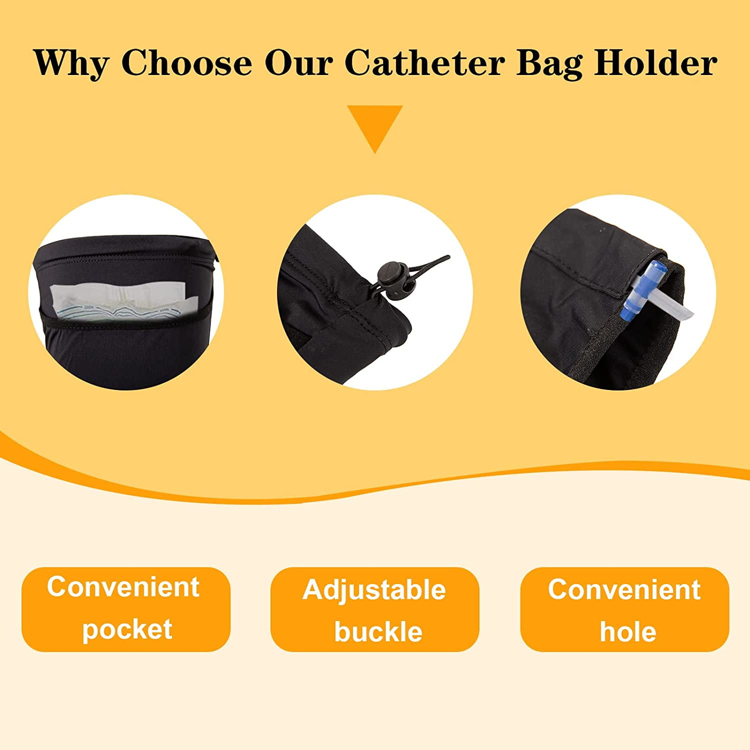 Catheter Bag Cover Urine Drainage Bag Holder Nursing Drainage Shoulder Bag  Urine Storage Pouch with Adjustable and Fixed Strap - Walmart.com