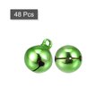 thumbnail image 3 of 14mm Small Jingle Bells for Craft DIY Christmas Vacuum Plating Green 48 Pack, 3 of 5
