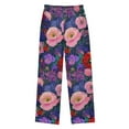 thumbnail image 2 of FORMRS Kids Pajama Pants with Pockets Size 11-12Y Boys Lounge Sleep Bottoms, Beautiful Floral Pattern, 2 of 8