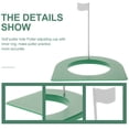 thumbnail image 3 of WHAMVOX 2Ud Disco De Para Putters Verde Con Material Duradero Para Entrenamiento De Golf Preciso, 3 of 7