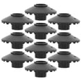 thumbnail image 1 of OUNONA 10 Pcs Accessoires de Bâtons de Randonnée Pointe de Bâton de Marche Noir Bloqueur de Neige Escalade, 1 of 8