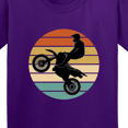 thumbnail image 4 of Inktastic Dirt Biking Motocross Retro Youth T-Shirt, 4 of 5