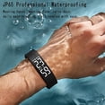 thumbnail image 5 of Waterproof LED Digital Wristband Slim Fitness Tracker Smart Sports Watch with Pedometer Activity Tracker Casual Sports Bracelet for Teens Students Adults,Navy, 5 of 9