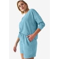 thumbnail image 2 of Ellos Plus Size Terry Cloth Short With Drawstring Elastic Waist, 2 of 3