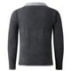 thumbnail image 4 of Blusa y camisa de manga larga con cuello vuelto para hombre, informal, de moda, de color liso, con media cremallera, manga larga, cuello alto, blusa de poliéster para hombre, 4 of 5