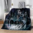 thumbnail image 1 of Manta con estampado de lobo adolescente de película, manta de Picnic cálida, suave y cómoda, manta de viaje para el hogar, forros de cama, regalo de cumpleaños, 1 of 4