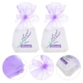 thumbnail image 4 of 12 bolsitas de lavanda con estampado floral, bolsitas vacías para fragancias, para un sueño relajante (morado claro), 4 of 5