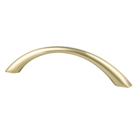 Berenson 9125-40CZ-P 96 mm Contemporary Advantage Four CC Champagne Tapered Arch Pull
