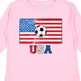 thumbnail image 4 of Inktastic USA Soccer Boys or Girls Long Sleeve Toddler T-Shirt, 4 of 5