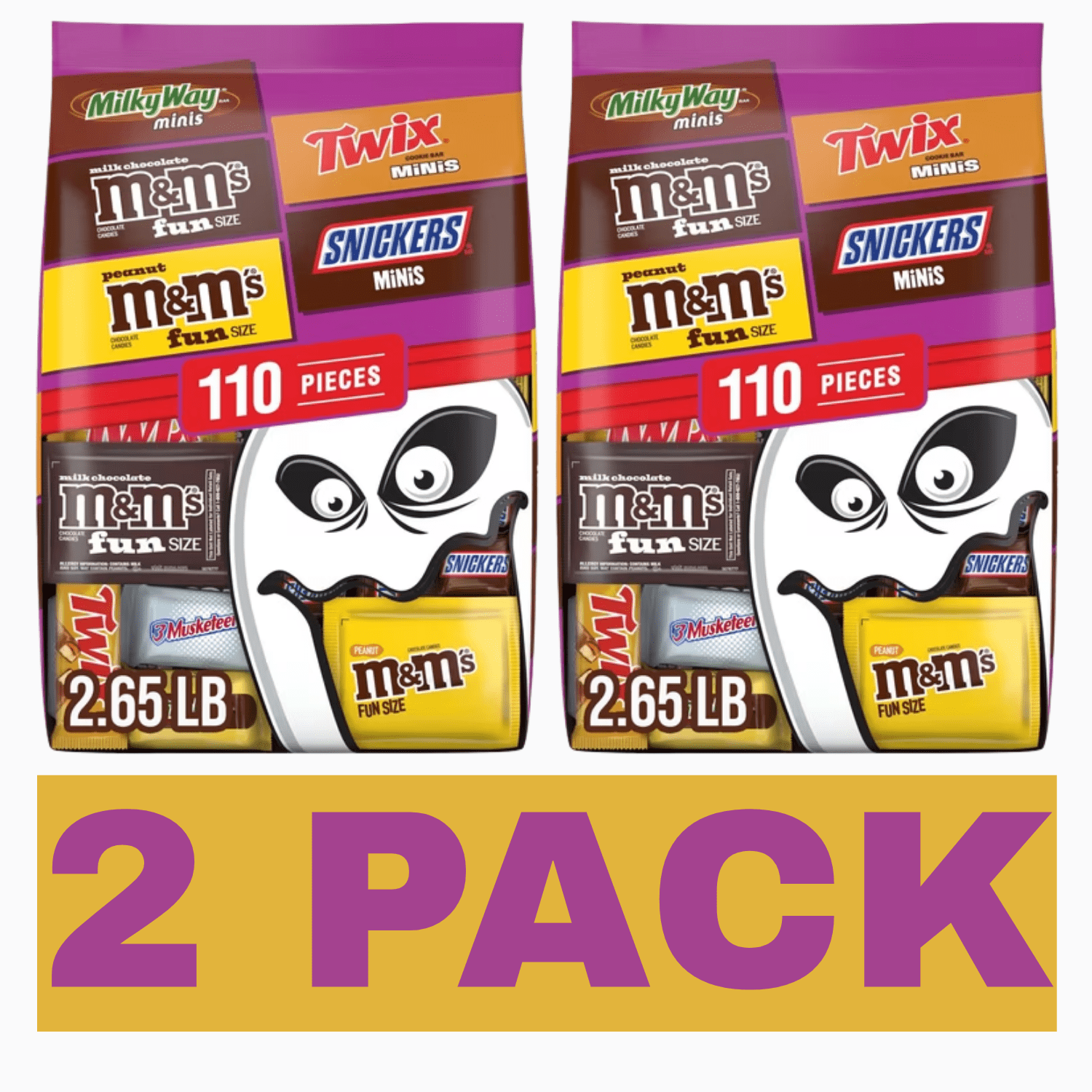 MARS Mixed Chocolate Bars Minis, 240 Count Sharing Size, Assorted