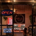 thumbnail image 2 of TeqHome Ultra Bright LED Business Sign Neon Light Animated Motion with ON/OFF Store OPEN Business Neon Open Sign Advertisement Board with Steady Flashing Modes, 2 of 10