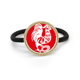 thumbnail image 1 of Año de gallo animal China Zodiac Cinta para el pelo de metal plateado y tocado de goma, 1 of 3