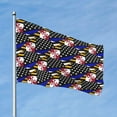 thumbnail image 2 of Thin Blue Line Maryland Flag Flag 4x6ft Cool Funny Flag Banner For Dorm Bedroom Wall Decor Indoor Outdoor, 2 of 7