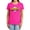 Hot Pink, variant on Big Bang Theory Bazinga Women's T Shirt, Royal, Medium