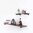 thumbnail image 3 of Retro Wall Pipe Shelf Bracket Hanger Shelf Home Decoration Storage Holder, 3 of 13