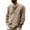 a-Khaki5413, variant on VNKIDY Mens T-Shirt Casual Henley Long Sleeve Top Solid Color Linen Top With Lace Up Neckline For Casual Daily Wear Classic Top