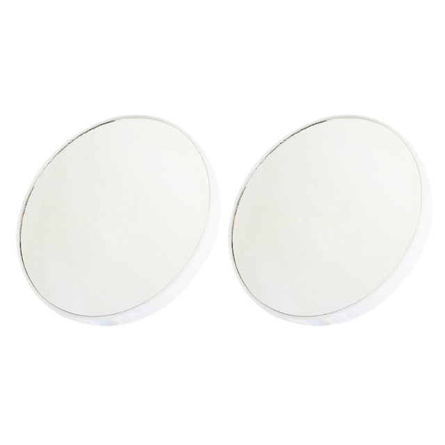 Miangastore 2PCS Round Magnifying Glass Mirror Portable Suction Cup Makeup Mirror Pocket Cosmetic Mirror Practical Bathroom Makeup Tool with Suction Cups for Women Use