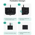 thumbnail image 3 of Tote Bag for Women, Foldable Tote Bag With Zipper Travel Large Shoulder Bag Handbag for Work-16.5''l X 6''wx 14''h, 3 of 13