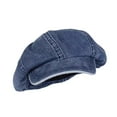 thumbnail image 3 of Sombrero de de mezclilla para mujeres 8 paneles sombrero octogonal para caminar Azul oscuro, 3 of 8