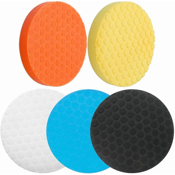 S SATC Polishing Pad 7 Inch Car Waxing Polish Foam Sponge Kit Buffer Polisher Buffing Wheel