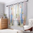 thumbnail image 6 of 2 Panels Set Blackout Curtains Thermal Insulated Sun Protection Room Darkening Drapes for Bedroom Cute Seahorse Pattern, 6 of 6