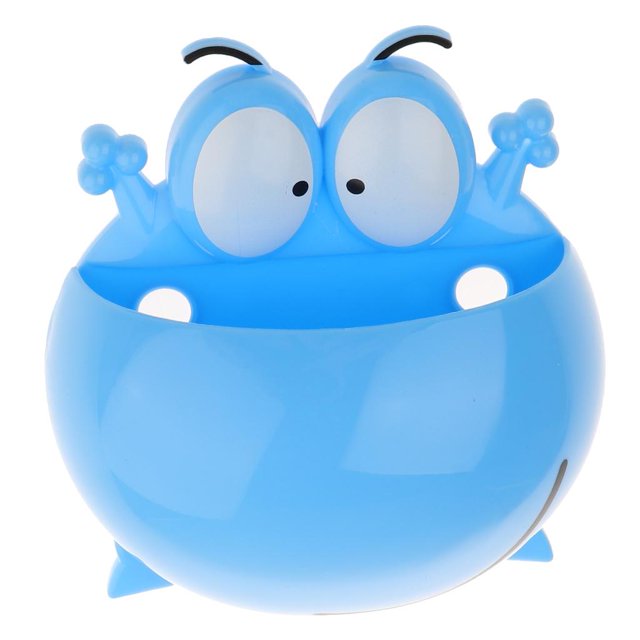 1x Estante de Almacenamiento Impermeable Adecuado para Cocinas Baños Duradero Azul Sunnimix Cepillo de dientes Soporte de pasta de dientes