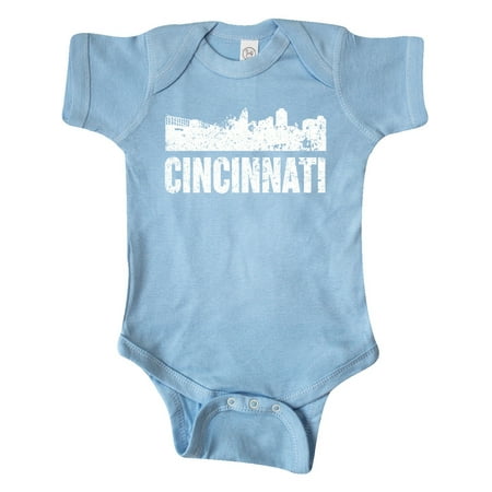 

Inktastic Cincinatti Skyline Grunge Gift Baby Boy or Baby Girl Bodysuit