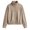 Khaki, variant on Cmtiyu Fashion Jackets for Women Long Sleeve Stand Neck Button Green Zip Up Jacket Casual Fall Outerwear Coat with Pockets S-2XL