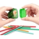 thumbnail image 4 of Paquete de 4 sacapuntas de lápiz de doble agujero sacapuntas manual con sacapuntas de tapa (azul, verde, naranja, morado) TUNC Sencillez, 4 of 5