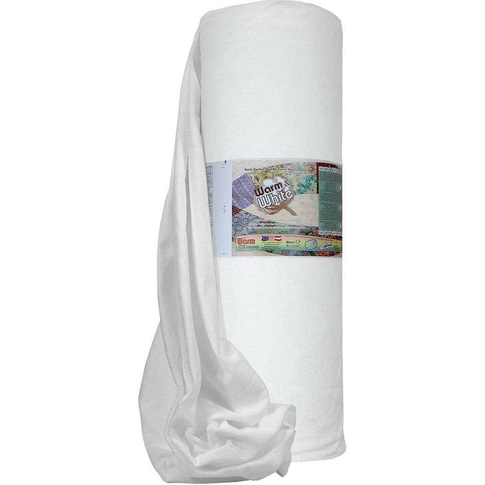 Warm & White Cotton Batting 90"x 40 Yard Bolt