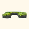 thumbnail image 6 of Vego garden 17" Tall U-Shape Raised Garden Bed Metal Planter Box for Vegetables Flowers Ground Jumbo Size, 6 of 6