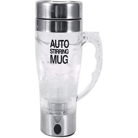 

MYCLONG Self Stirring Mug 400ML - Portable Multipurpose Mixer Auto Mixing Coffee Tea Cup Protein Shaker Mixer Double Insulated Electric A037