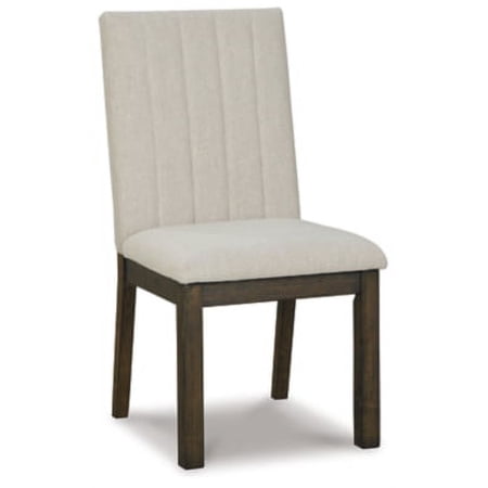 (only 1 chair) Contemporary Upholstered Channel Stiched Dining Chair
