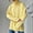 Yellow, variant on Women Solid Turtleneck Sweater Casual Long Sleeve Knitted Pullover Sweater Tops with Side Split Yellow S