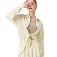 thumbnail image 1 of Camisas de Larga con Protección Solar UV UPF 50+ para Mujer, para Pesca, Senderismo, con Botones Amarillo Cremoso L, 1 of 9