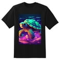 thumbnail image 2 of Plus Size Shirt for Women Black Tops for Women Short Sleeves Shirt for Women Turtle T Shirt Crewneck Shirt for Women XL, 2 of 5
