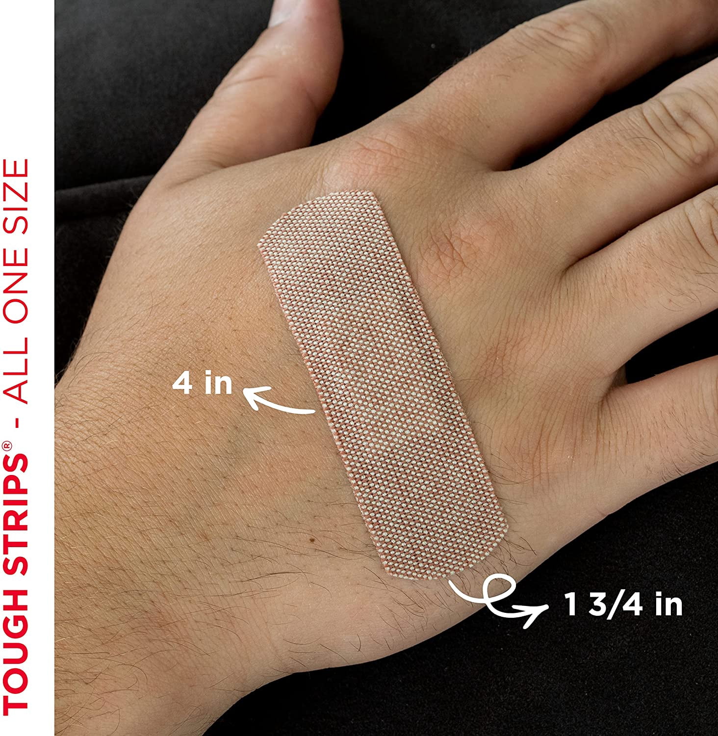 Band-Aid Brand Tough Strips Adhesive Bandage, All One Size, 60 ct (Pack of 2)