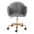 thumbnail image 3 of Zuo Modern Sagart Office Chair Gray, 3 of 8