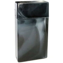 1 Black Crush-Proof Plastic Flip Top Hinged Lid Cigarette Case for 100's - 3214