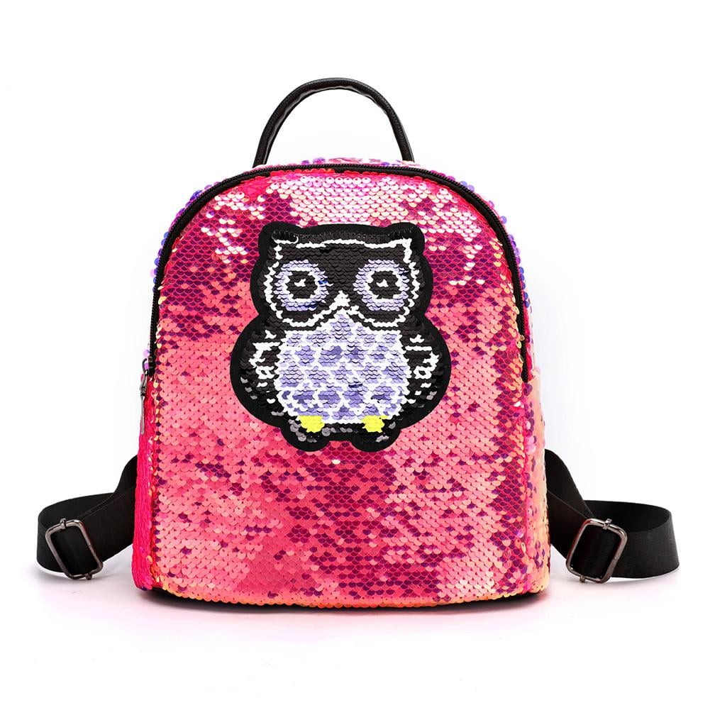 bird print backpack
